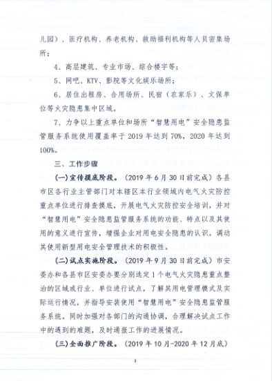 邵阳市安全生产委员会下发关于推进“智慧用电”安全隐患监管服务系统建设的通知